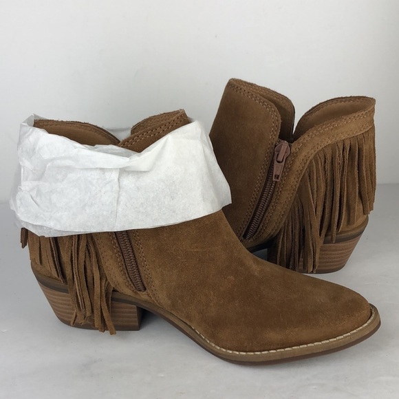 NEW Lucky Brand Freedah Chic Boho Ankle Boots 5 - Picture 4 of 11
